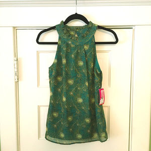 Liberty of London Ruffle Halter Blouse Top